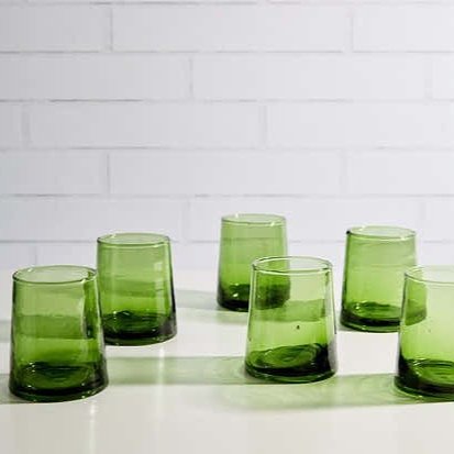 Moroccan Cone Glassware, Set of 6