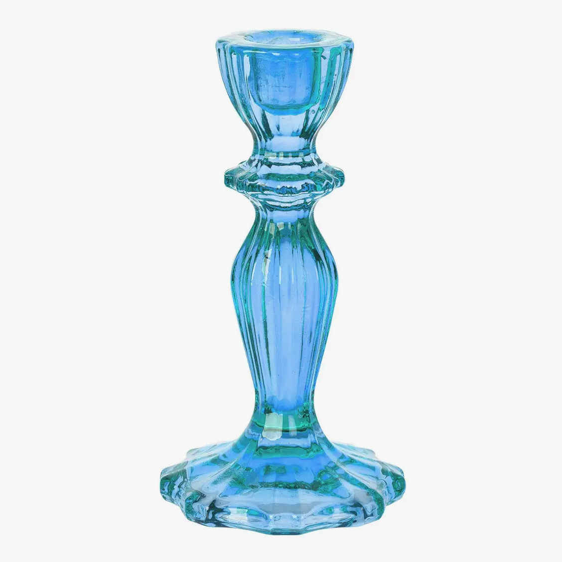 Antique-Style Glass Candle Holder