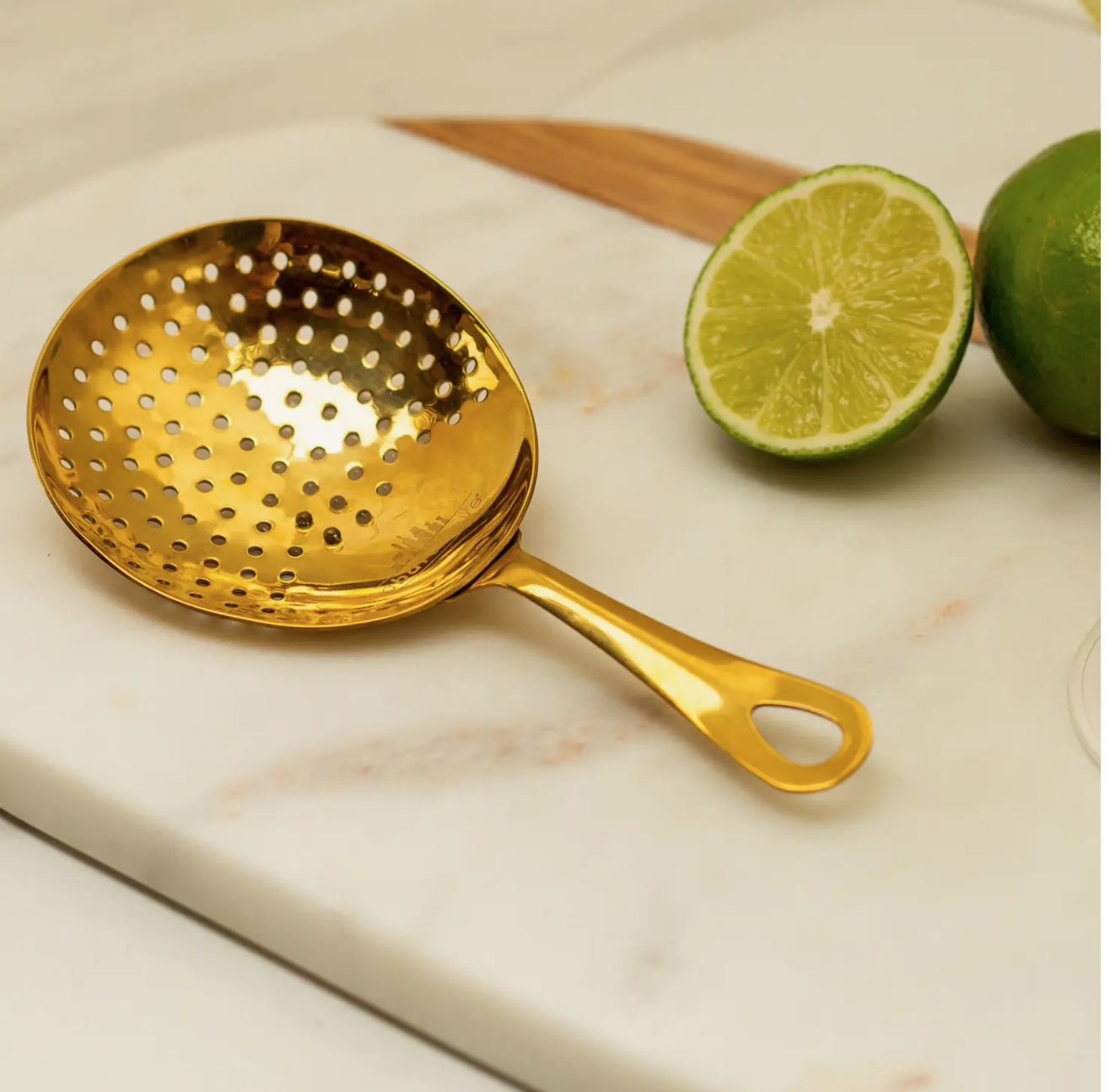 Gold Julep Strainer