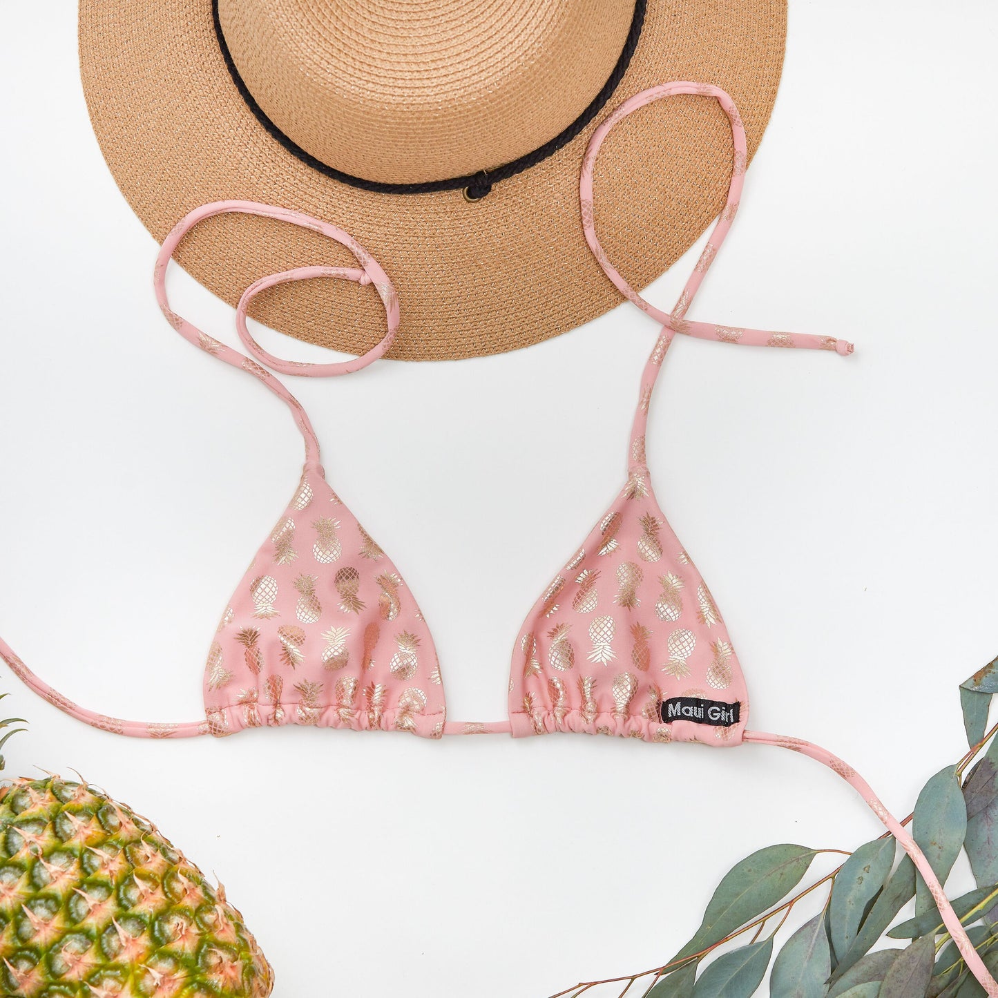 Pineapple Bikini - Triangle Top