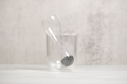 Double Walled Tea Glass with Strainer