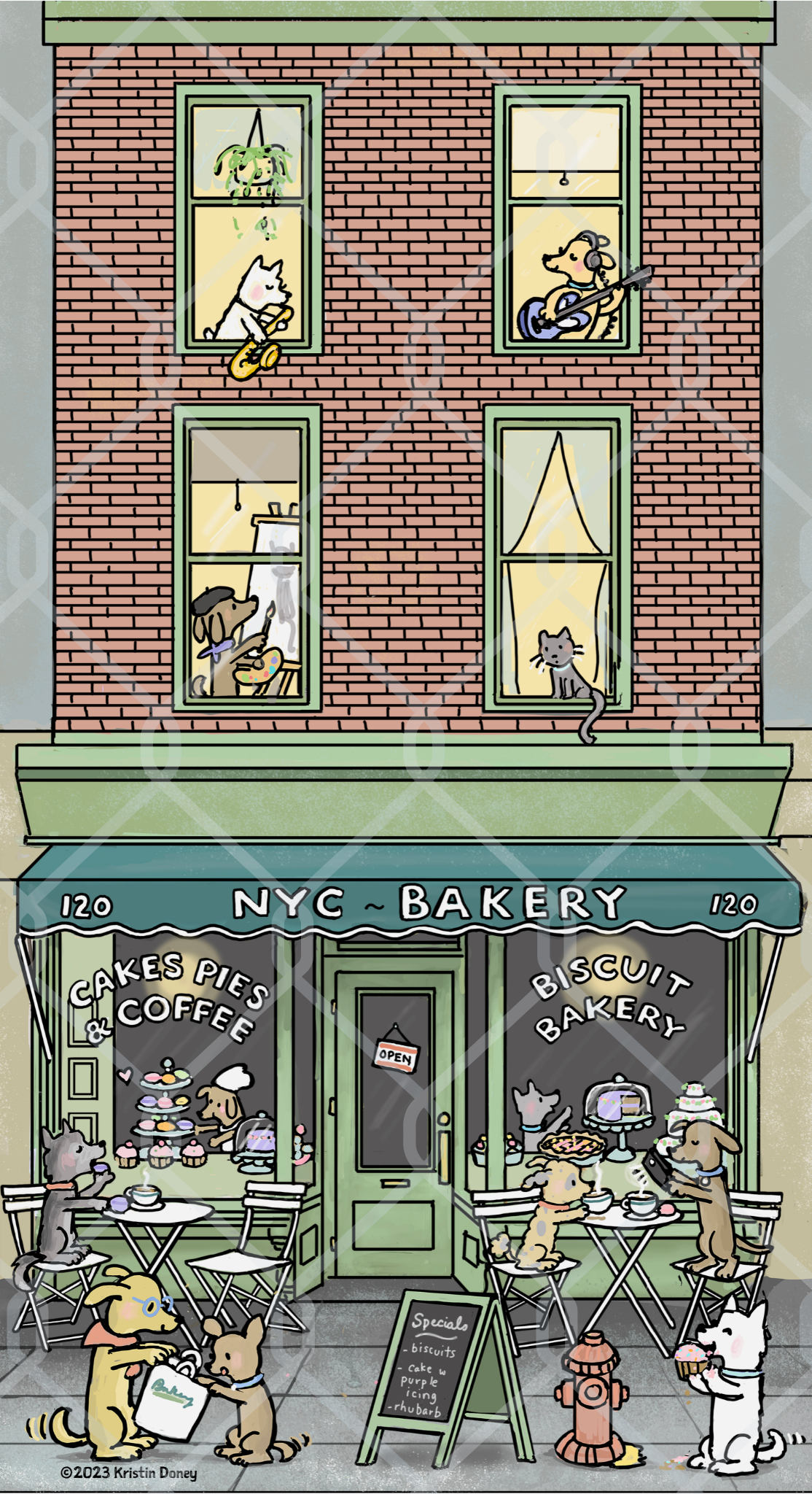 Kristin Doney Bakery Print