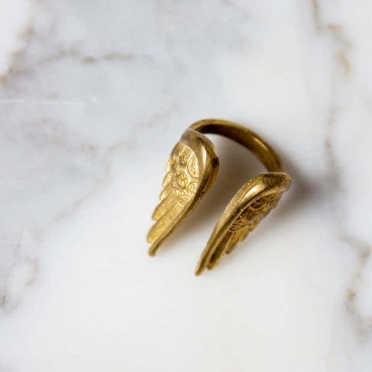 Brass Wing Ring