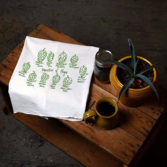 Hand-Printed Illustrated Tea Towels