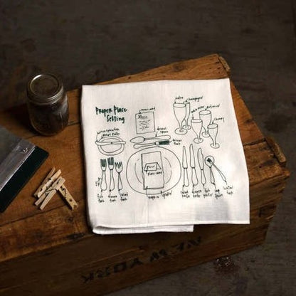 Hand-Printed Illustrated Tea Towels