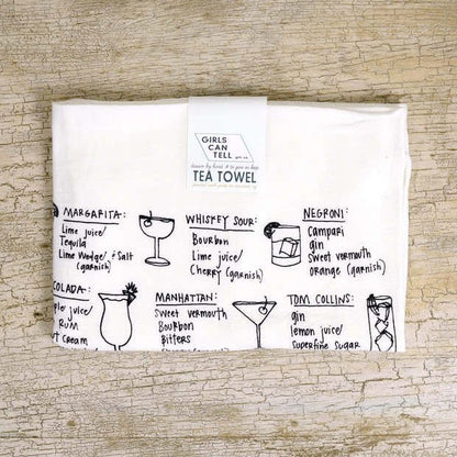 Hand-Printed Illustrated Tea Towels