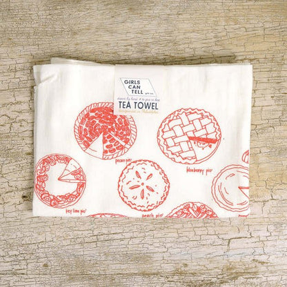 Hand-Printed Illustrated Tea Towels