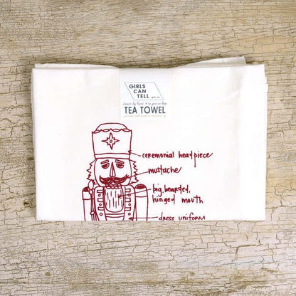 Hand-Printed Illustrated Tea Towels