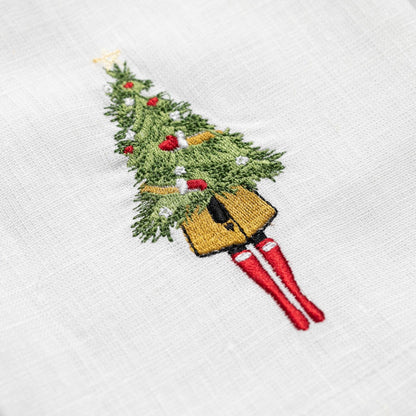 Holiday Girl Linen Napkin