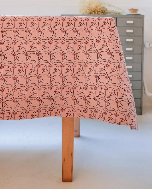 Block-Printed Tablecloth