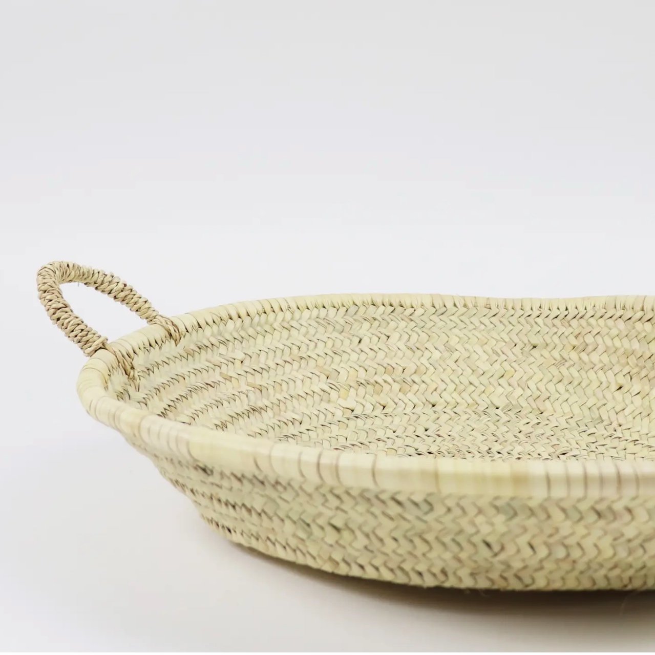 Moroccan Straw Woven Plate