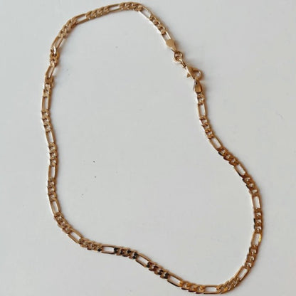 Thick Figaro Gold Layering Chain