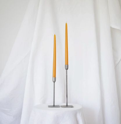 Hand-Dipped Taper Candles, Set of 2