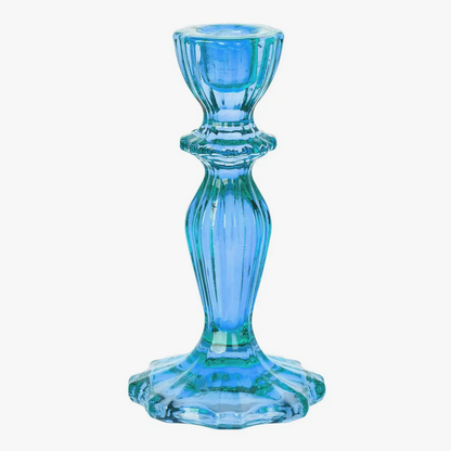 Antique-Style Glass Candle Holder