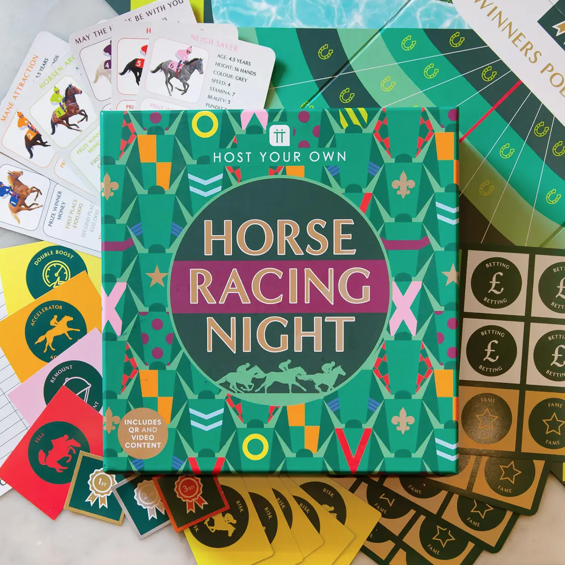 Horse Racing Board Game