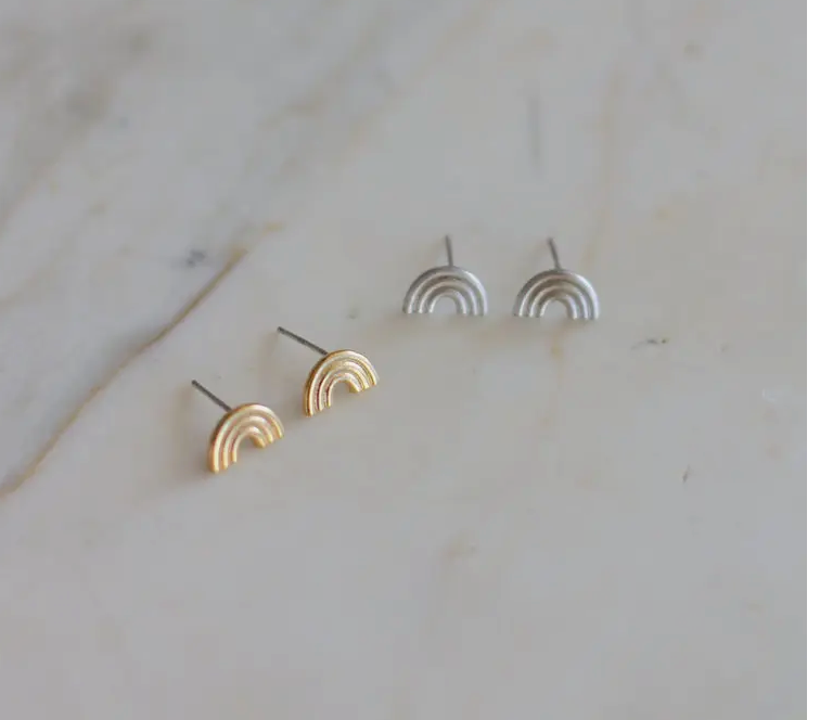 Petite Rainbow Studs