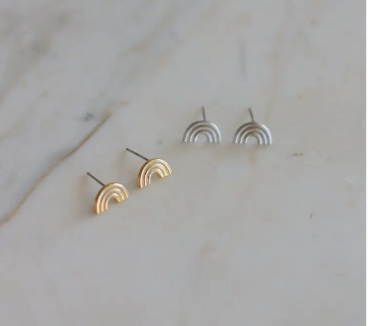 Petite Rainbow Studs