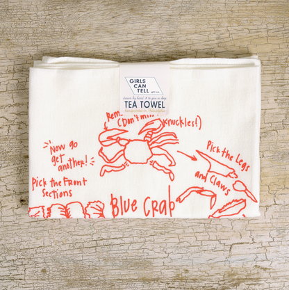 Hand-Printed Illustrated Tea Towels