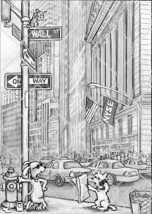 Kristin Doney Wall Street Sketch