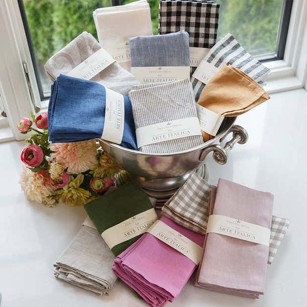 Washed Linen Napkin Set